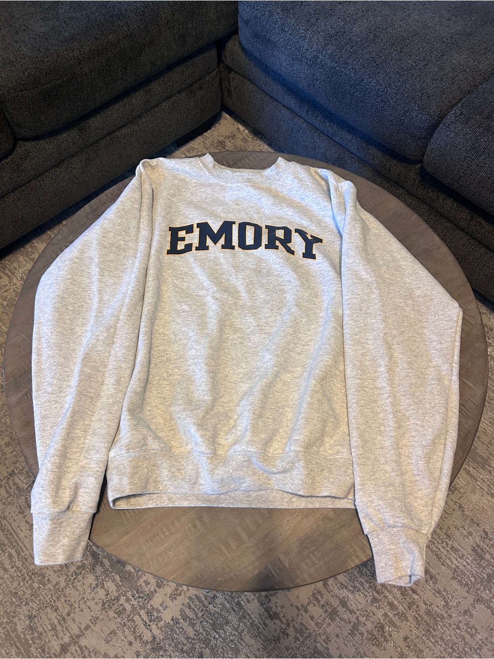 Champion Gray Emory Crewneck Sweatshirt